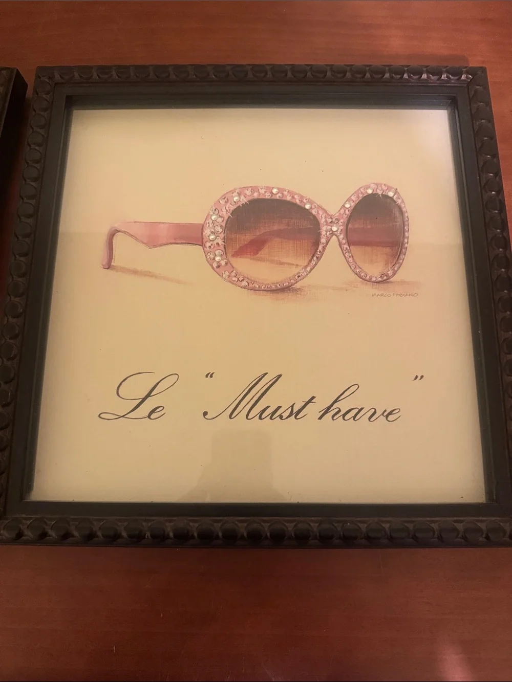 Framed Pink Fashion Art Prints - Set of 2